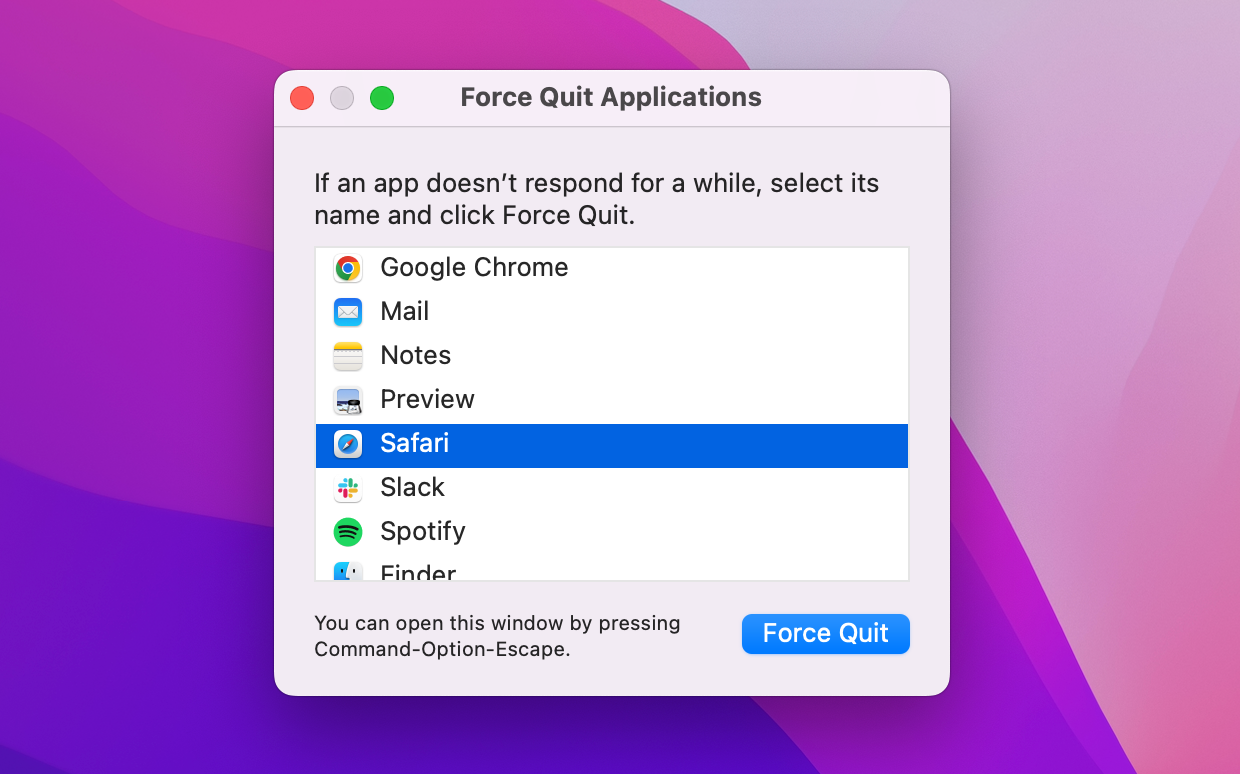 force quit on mac using shortcut force quit on mac using shortcut