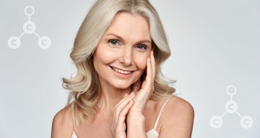 Collagen kết nối các tế bào bên dưới da chống lão hóa