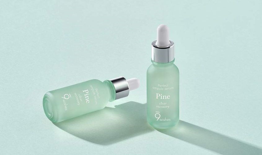 Tinh chất dưỡng ẩm và phục hồi da chiết xuất Lá Thông 9 Wishes Amazing Pine Ampule
