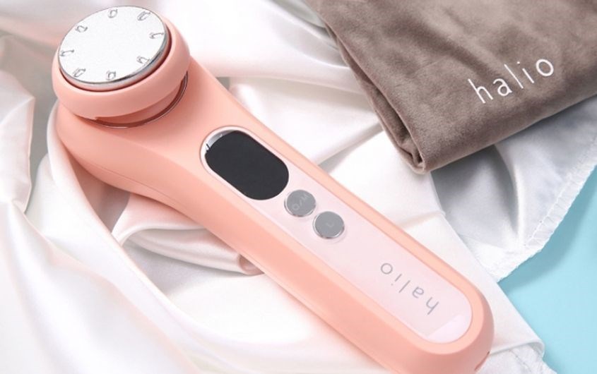 Máy massage đẩy tinh chất Halio Coral làm sạch lỗ chân lông Máy massage đẩy tinh chất Halio Coral làm sạch lỗ chân lông